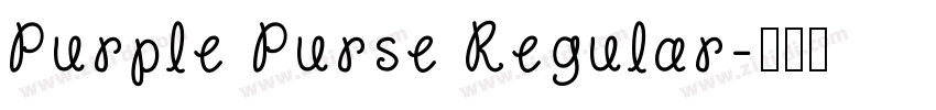 Purple Purse Regular字体转换